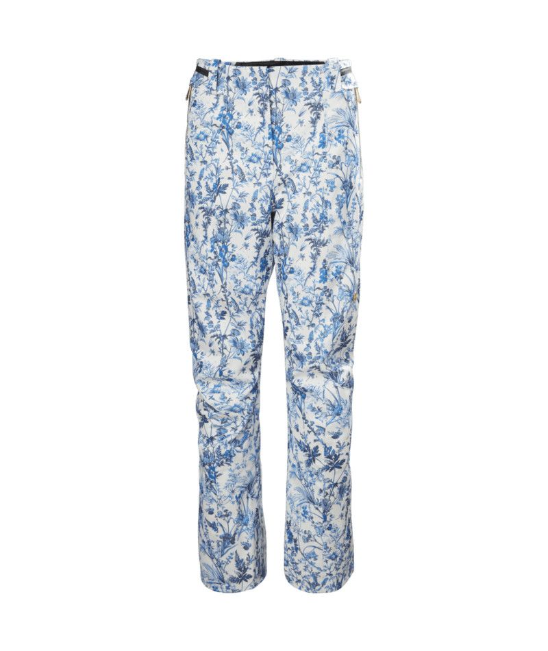 W St. Moritz Ins 2.0 Pant, Color: Bright Blue Flora, Size: SM