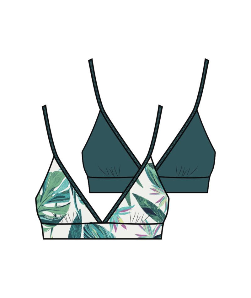 W Stevie RVS Top, Color: Palmetto/Nightdive, Size: XS