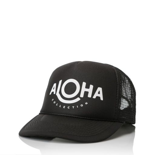 Aloha Trucker, Color: Wht/Blk