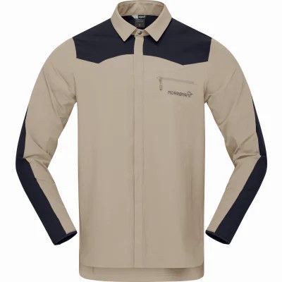 M Skibotn Flex1 Shirt, Color: Winter Twig/Caviar Blk, Size: MD