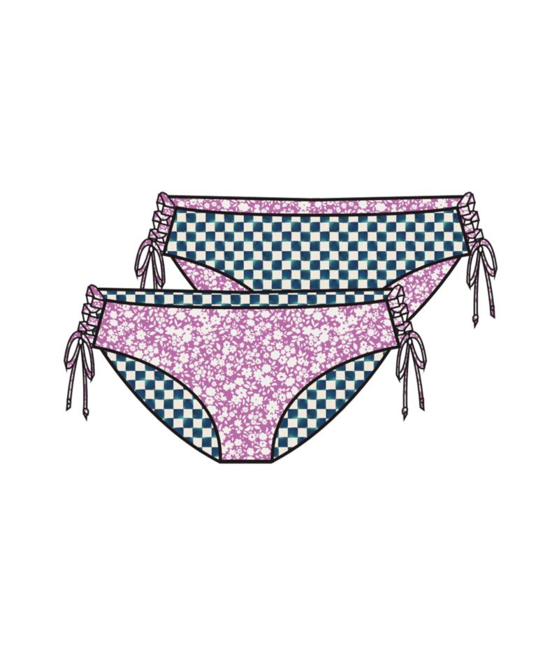W Ibiza RVS Bottom, Color: Fleur/Surfside, Size: XS