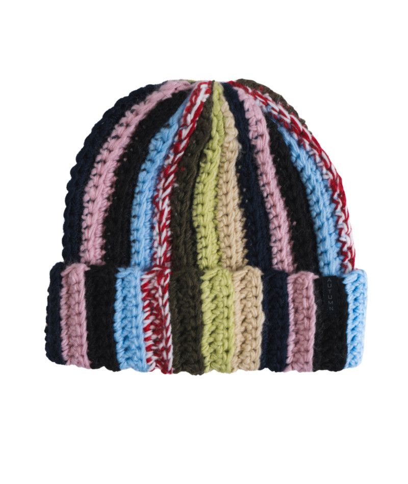 Patchwork Beanie, Color: Lemonade
