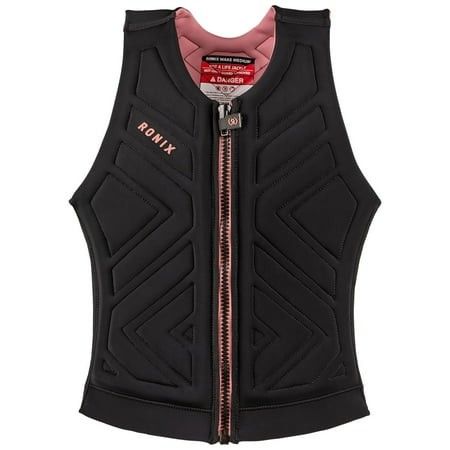 W Moon Stone Impact Vest, Color: Blk/Rose Gold, Size: XS