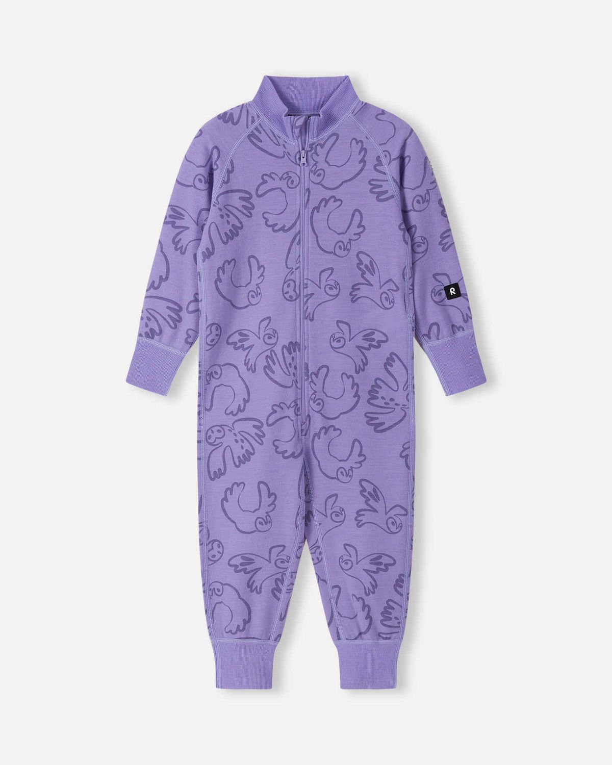 K Wool Overall, Attribute 1: Parvin, Attribute 2: Blooming Lilac, Attribute 3: 12-18M