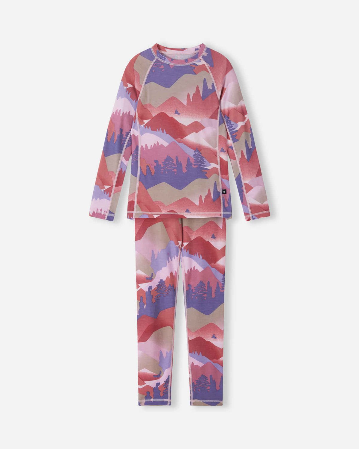 K Wool Baselayer Set, Attribute 1: Taitoa, Attribute 2: Grey Pink, Attribute 3: 2T