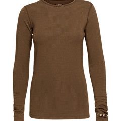 W HW Grid Fleece Crew