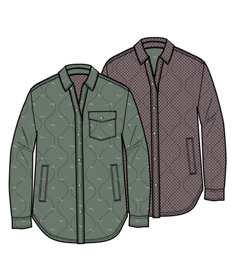 W Marais RVS Jacket, Color: Vista/Check, Size: XS