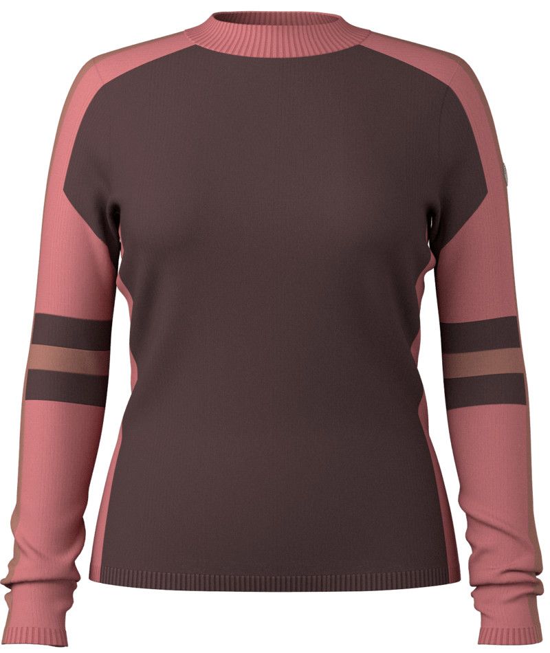 W Alpine Crew, Color: Drk Mink, Size: XS