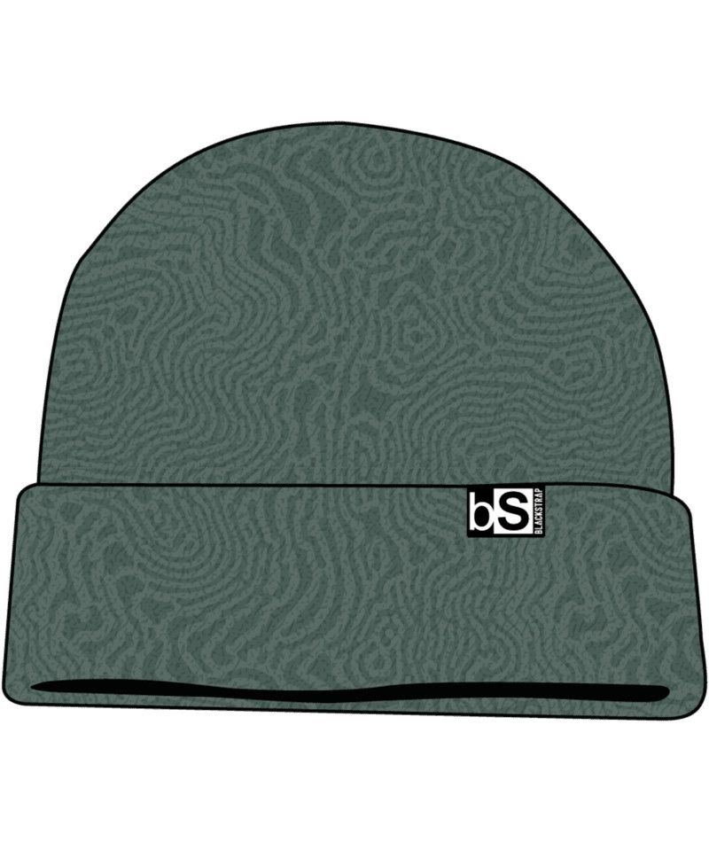 Caldera Beanie, Color: Inprint Obsidian