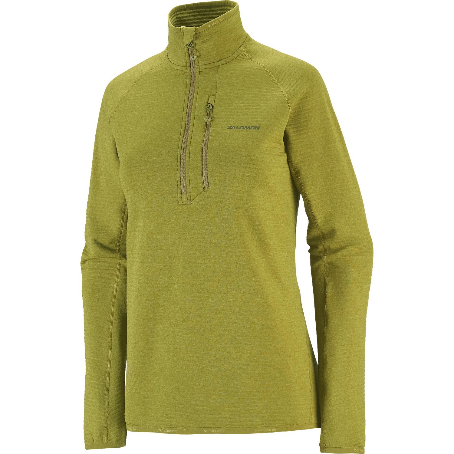 W Sntial Lightwarm 1/2 Zip, Color: Cardamon Seed, Size: SM