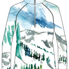 W Oly Baselayer Zip Top