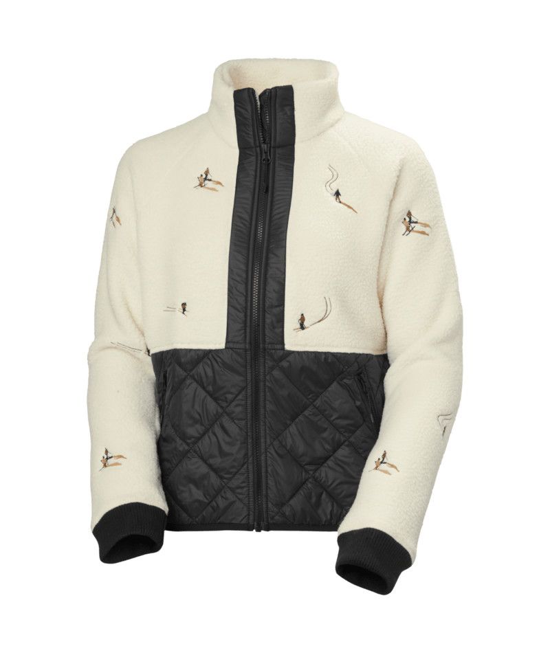 W Bliss Hybrid Jacket, Color: Cream Skiers, Size: SM