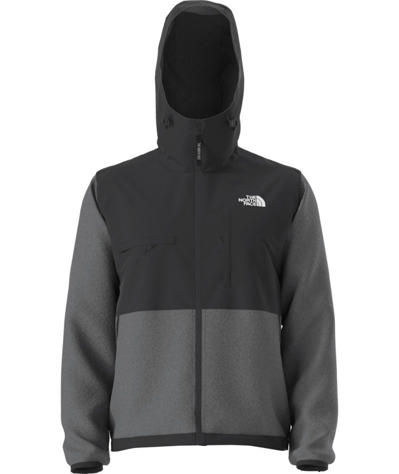 M Retro Denali Hoody, Color: TNF Gry Hthr/TNF Blk, Size: SM