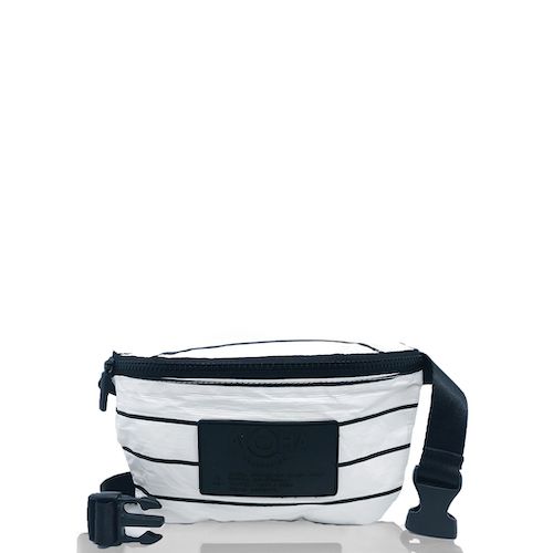 Pinstripe Mini Hip Pack, Color: Blk/Wht