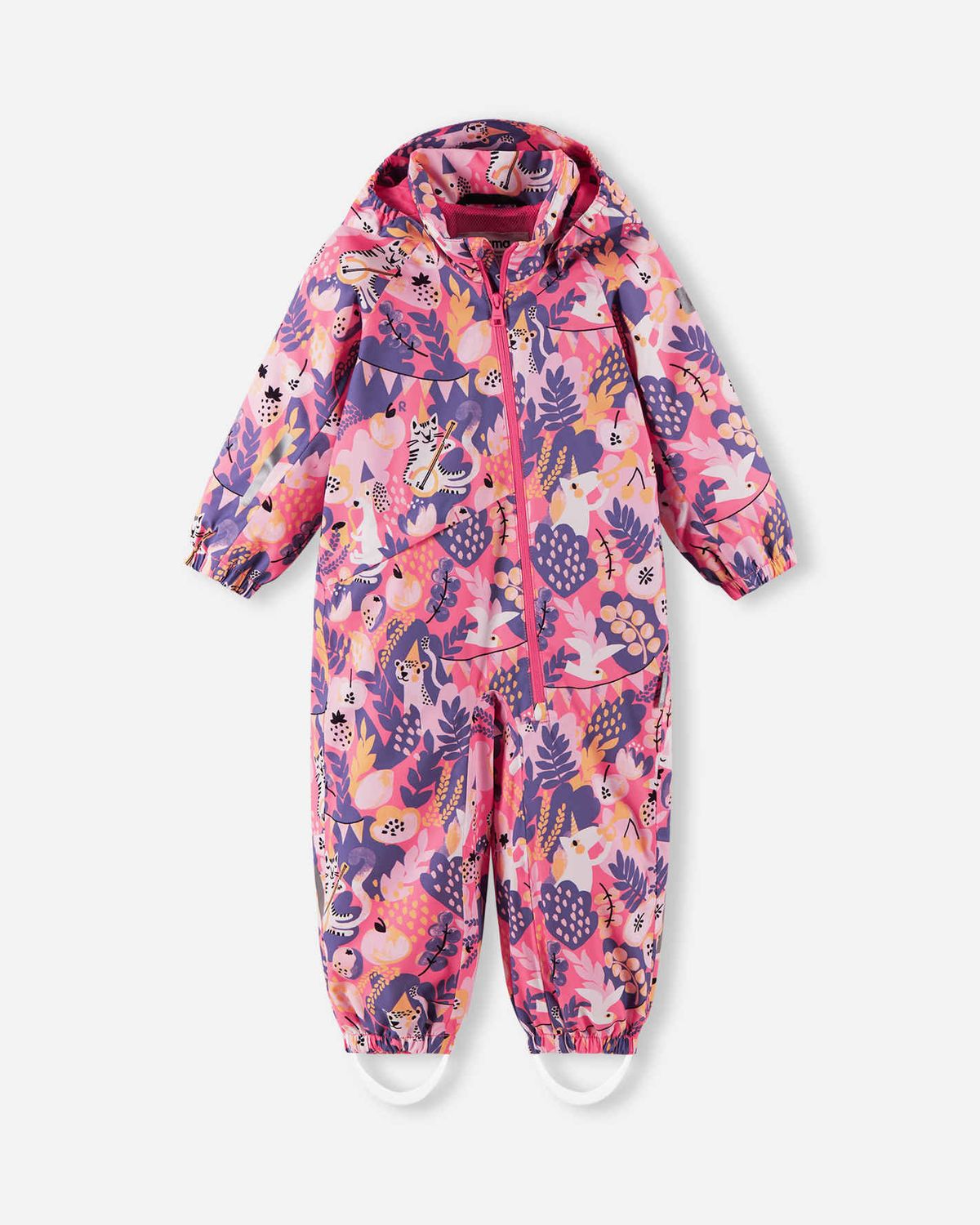 K Jupperi Overall, Color: Soft Coral, Size: 18-24M