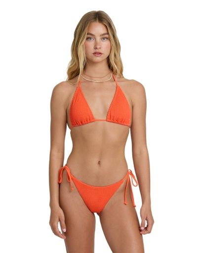 W Summer Hi Remi Tri, Color: Hot Coral, Size: SM