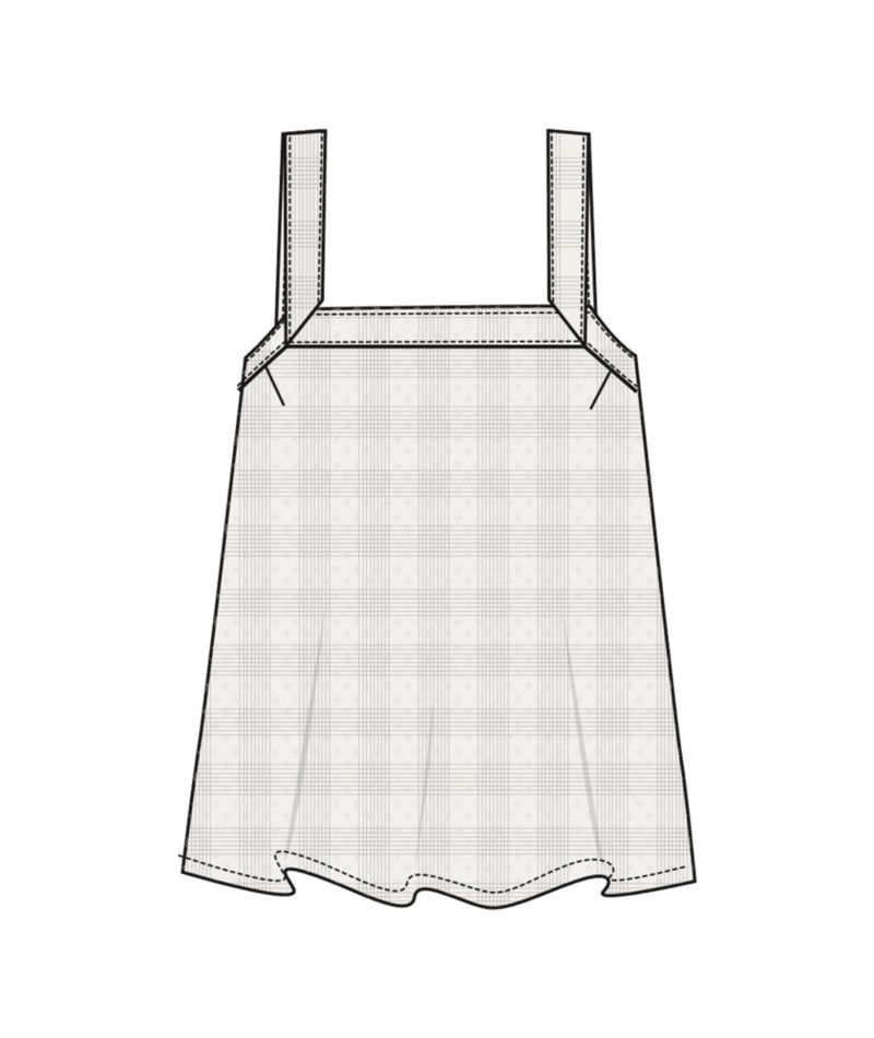 W Liv Textured Top, Color: Crosscheck, Size: XS