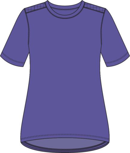 W Salida Short Sleeve, Color: Iris, Size: 2