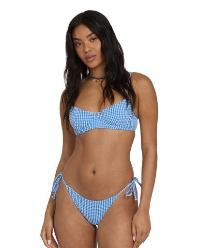 W Mini Wave Check Helena UWire, Color: True Blue, Size: SM