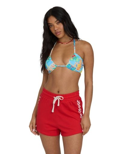 W Vacay Forever Knit Short, Color: Fiesta Red, Size: SM