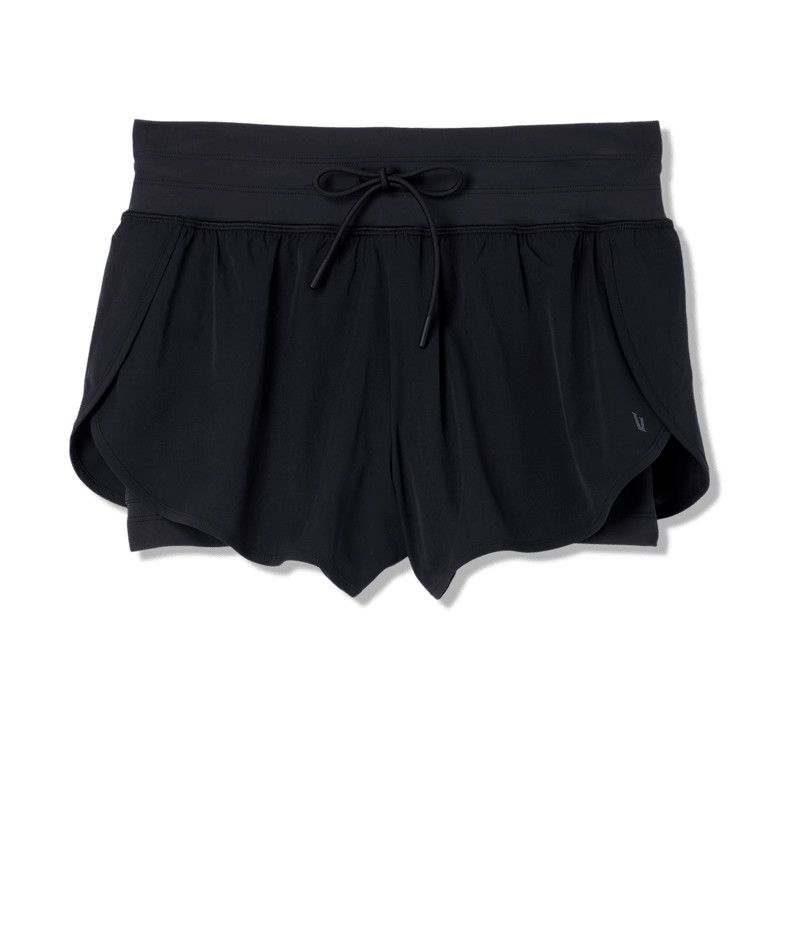 W Daily Speed Short 2.5", Color: Blk, Size: XS