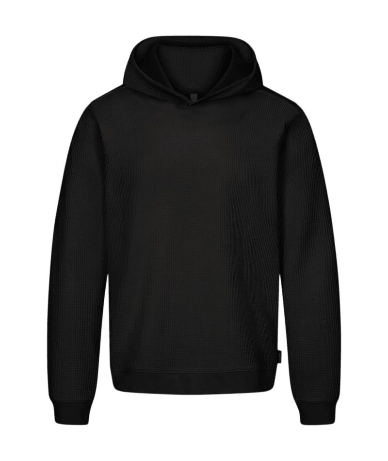 M Tech Waffle Pullover Hoody, Color: Blk, Size: MD