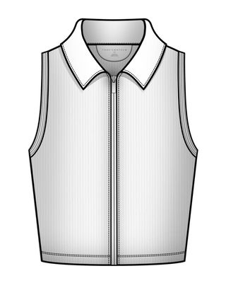 W Moveknit Rib SL Zip Polo
