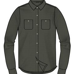 M Cloud Waffle Button Up