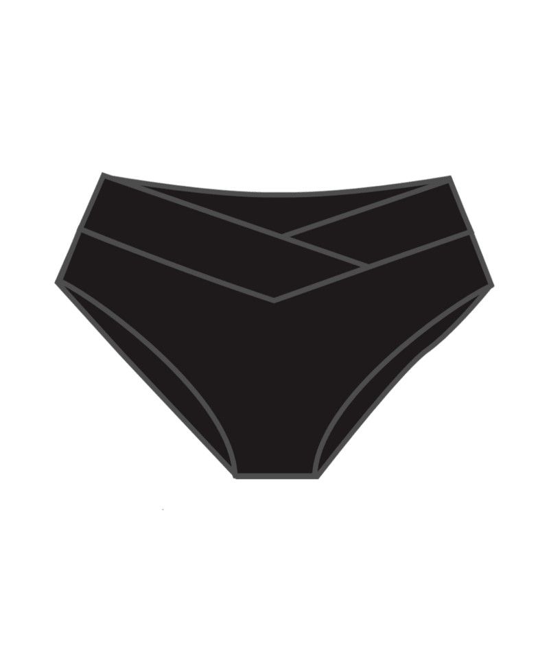 W Mae Bttm, Color: Blk, Size: XS