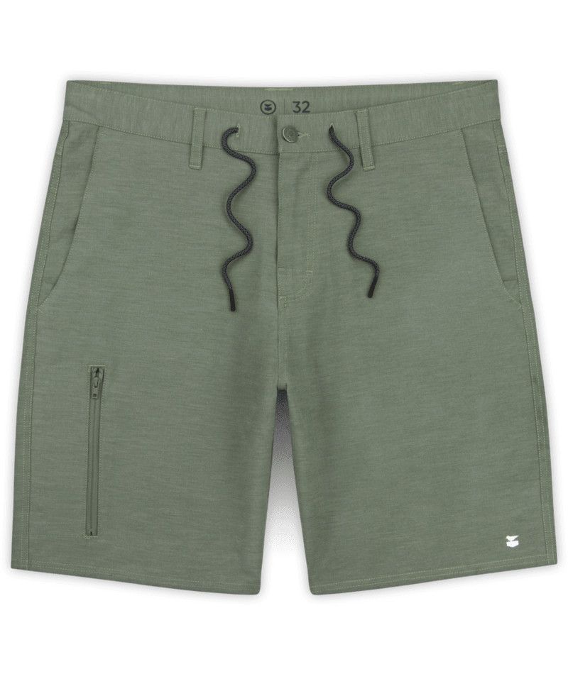M Polywog Hybrid Walkshort, Color: Agave, Size: 30
