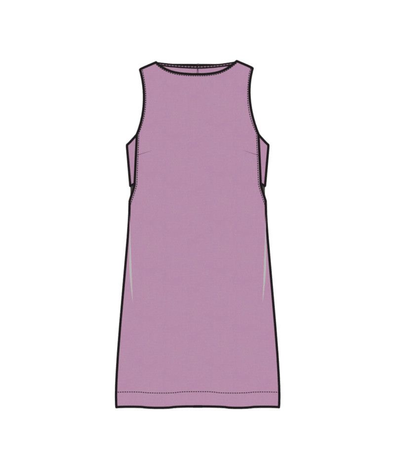 W Scottie Linen Dress, Color: Lt. Violet Chambray, Size: XS