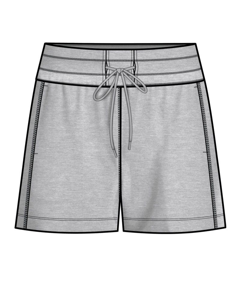 W Skyloft Soft Tie Short, Color: Hthr Lt Grey, Size: SM