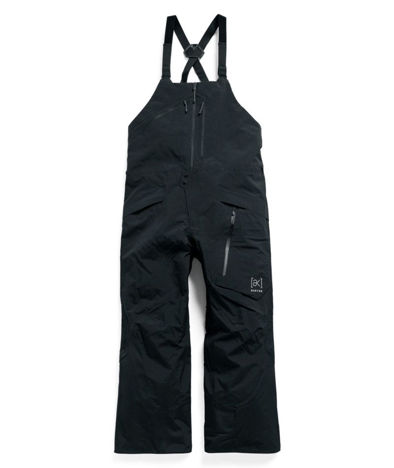 M AK Cyclic GTX 2L Bib Pant, Color: True Blk, Size: MD