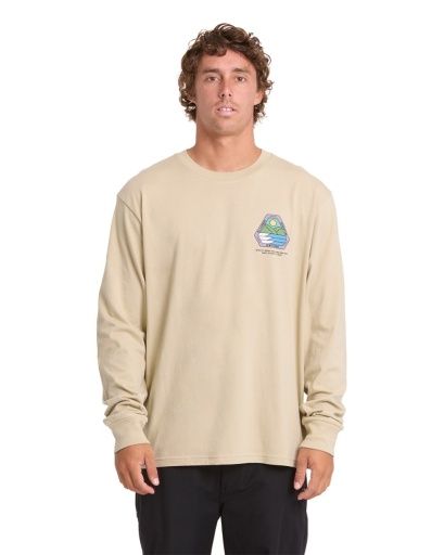 M Rockies Adiv Prem LS, Color: Sand Khaki, Size: MD