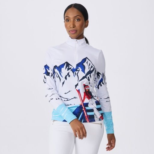 W Apres Anyone Top, Color: Apres Ski, Size: XS