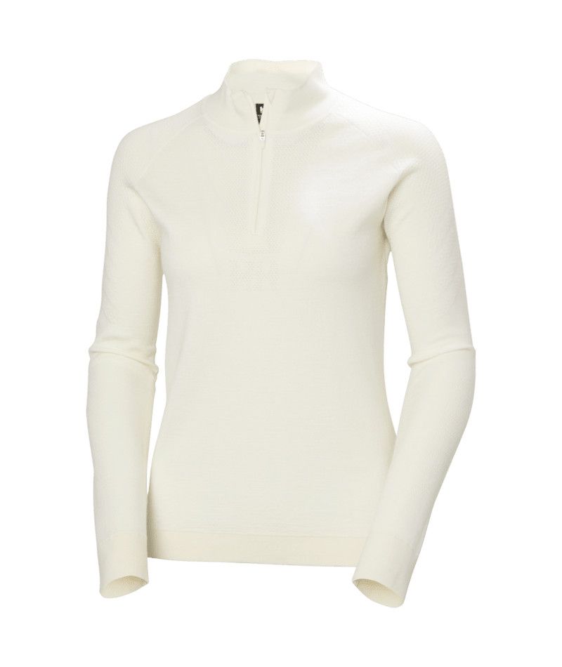 W Lifa Merino Knitevo 1/2 Zip, Color: Snow, Size: XS
