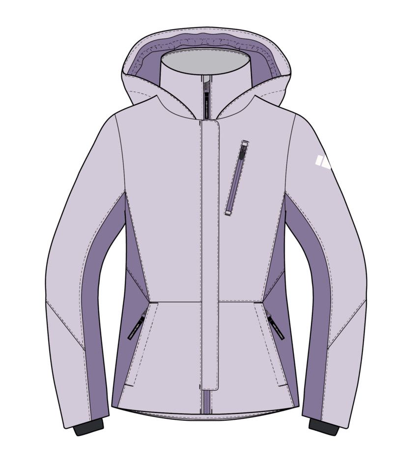 K Kennedy Jkt, Color: Misty Lilac, Size: XS