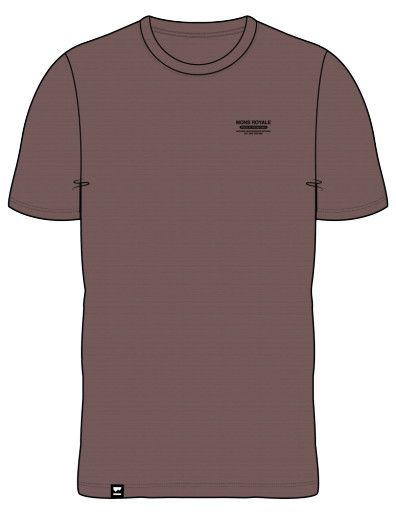 M Zephyr Merino Tencel Tee, Color: Chestnut, Size: MD