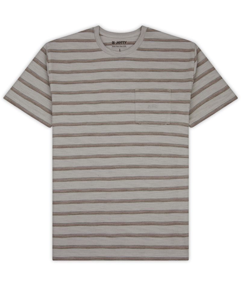 M Pehala Slub Premium Tee, Color: Brwn, Size: MD