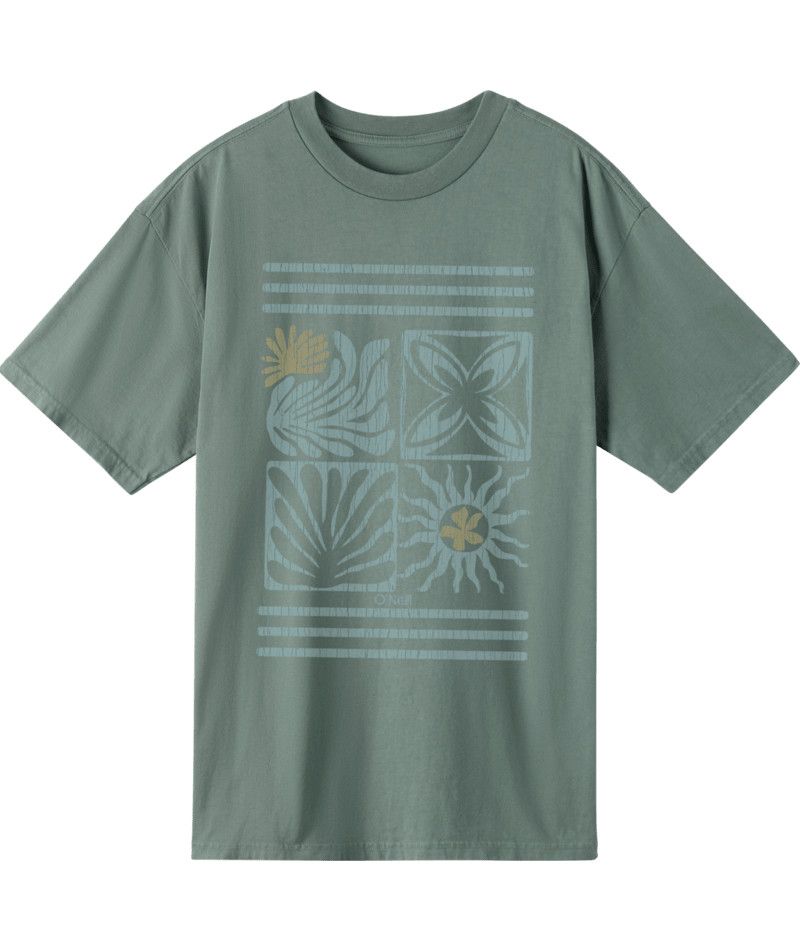 W OG Elements Oversized Tee, Color: Balsam Grn, Size: SM