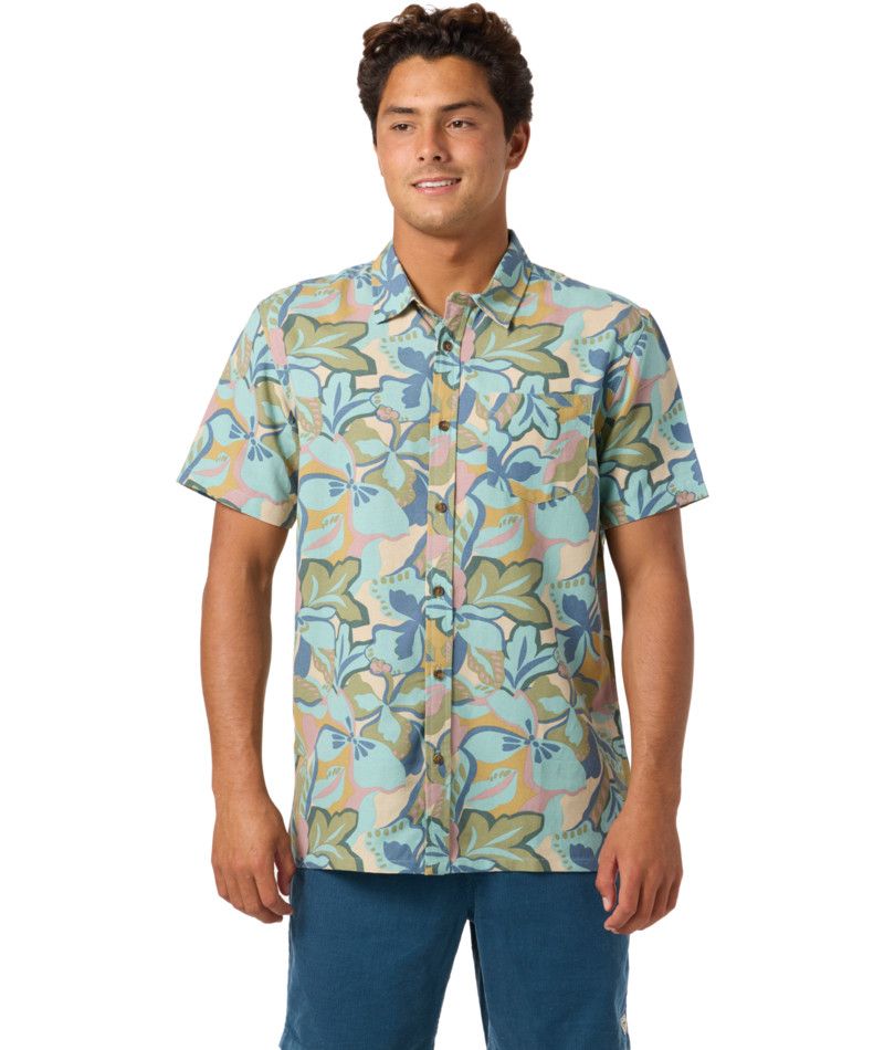 M OG Print Standard SS, Color: Blue Fusion, Size: MD