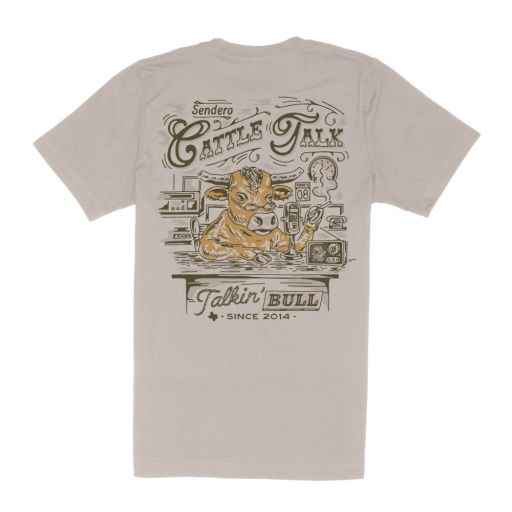 M Talkin' Bull Tee, Color: Sand, Size: MD