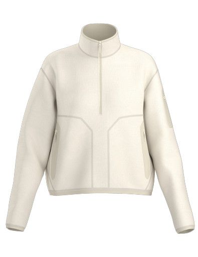 W Covert 1/2 Zip, Color: Arc Silk Hthr/Salt, Size: SM