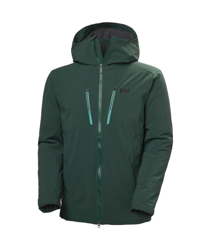 M Alpha Long Ins Jkt, Color: Drk Jungle, Size: MD