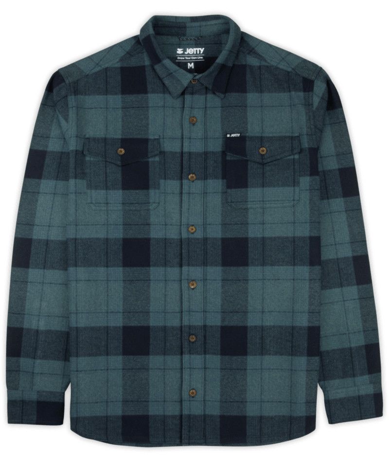 M Breaker Flannel, Color: Atlantic, Size: MD