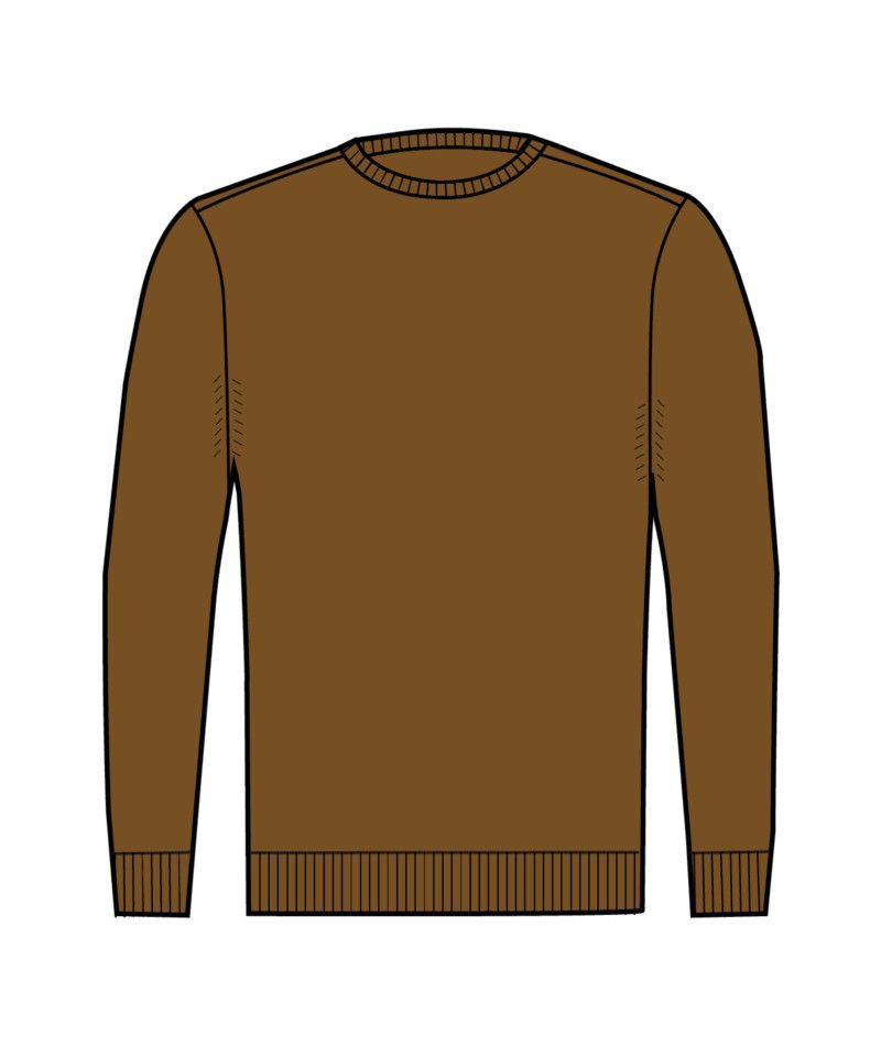 M Fluent Swtr, Color: Bourbon, Size: MD