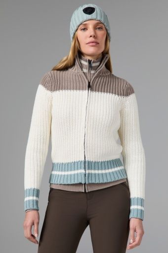 W Daphne Zip Cardigan, Color: Ivory, Size: SM