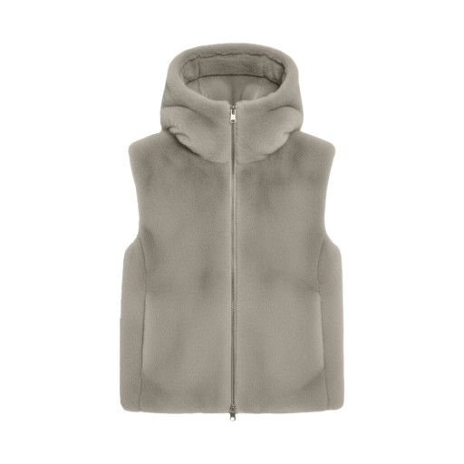 W Cassandra Vest, Color: Rainy Beige, Size: SM