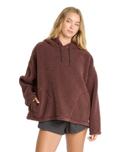 W Time Out Sherpa Hood, Color: Espresso, Size: SM