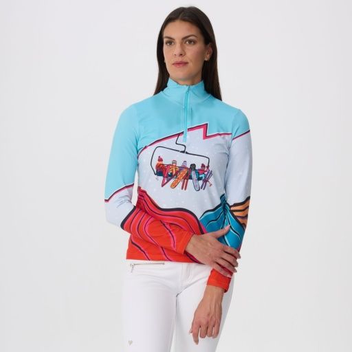W Girl's Trip Top, Color: Blue, Size: XS